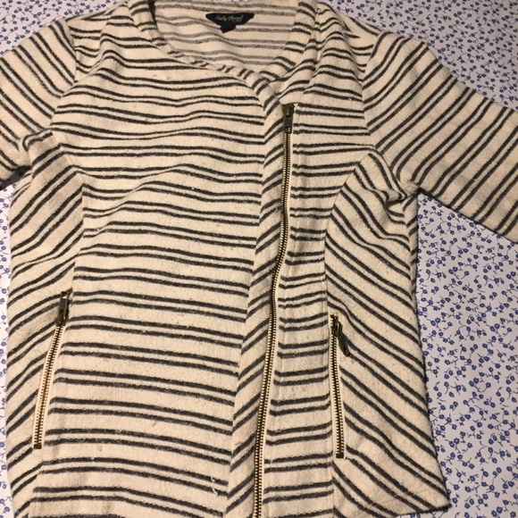 ☘️Lucky Brand Asymmetrical Jacket☘️🎉HP 3/4 🎉 - Picture 3 of 7